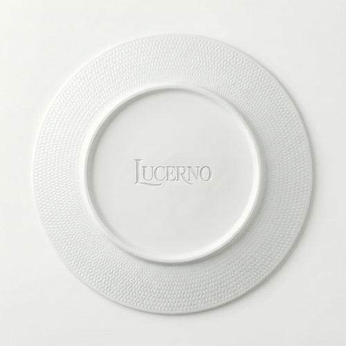 Lucerno Piatto Piano Moderno con Texture a Nido d'Ape