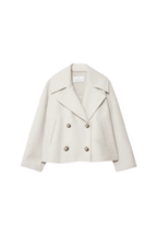 Giacca Cropped Doppiopetto da Donna