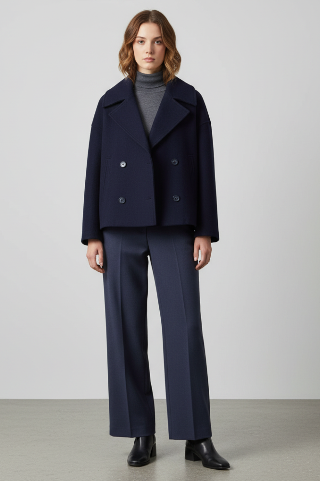 Giacca Cropped Doppiopetto da Donna