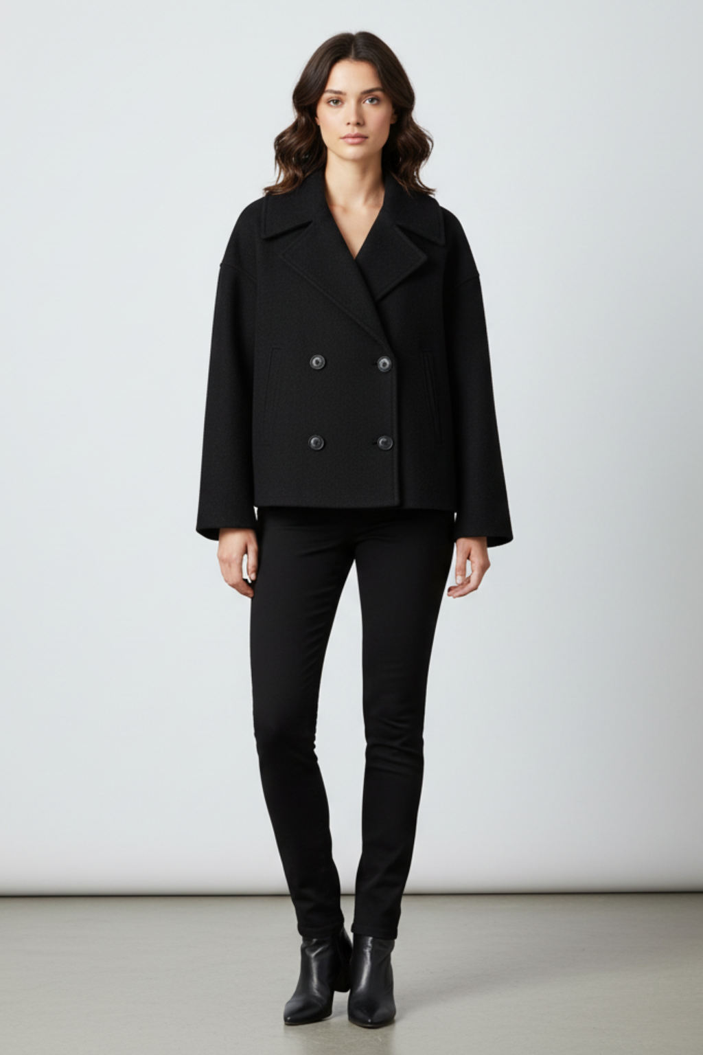 Giacca Cropped Doppiopetto da Donna