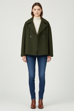 Giacca Cropped Doppiopetto da Donna