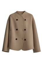 Cappotto doppiopetto da donna