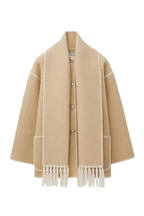 Cappotto Poppy da Donna con Sciarpa a Frange