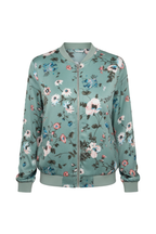 Giacca Bomber Floreale Elegante da Donna