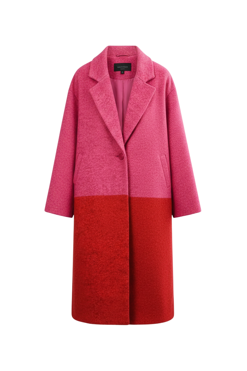 Trench lungo scozzese elegante da donna