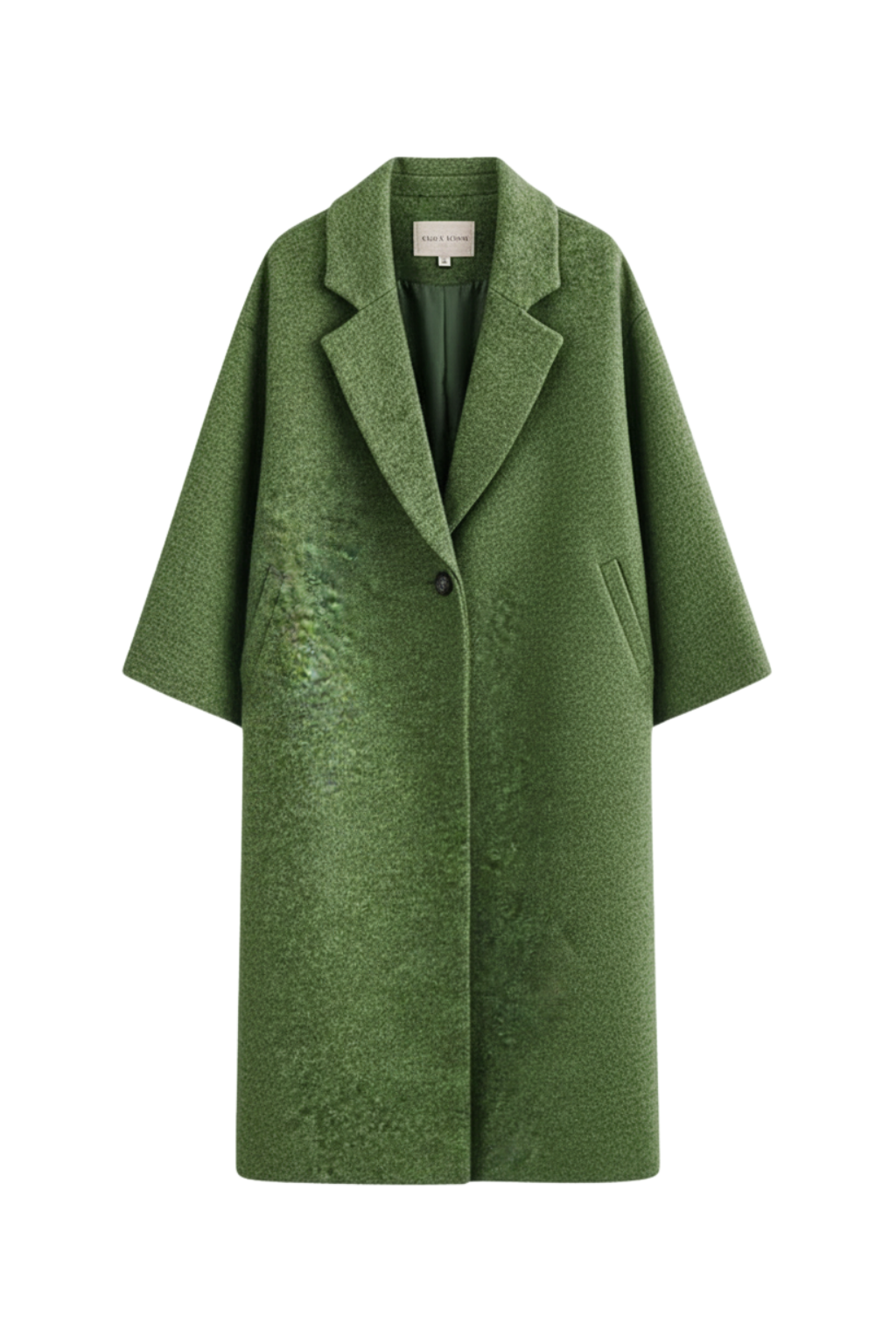 Trench lungo scozzese elegante da donna