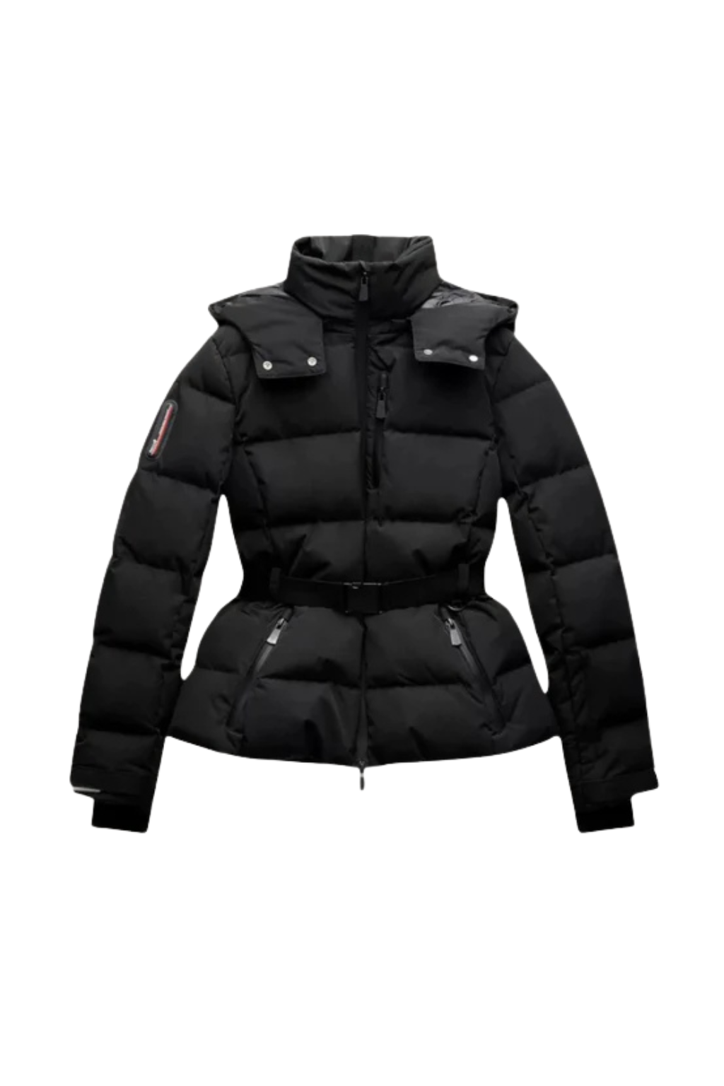 Piumino da donna con cintura per uno stile invernale