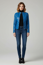 Giacca in pelle da donna per uno stile senza tempo